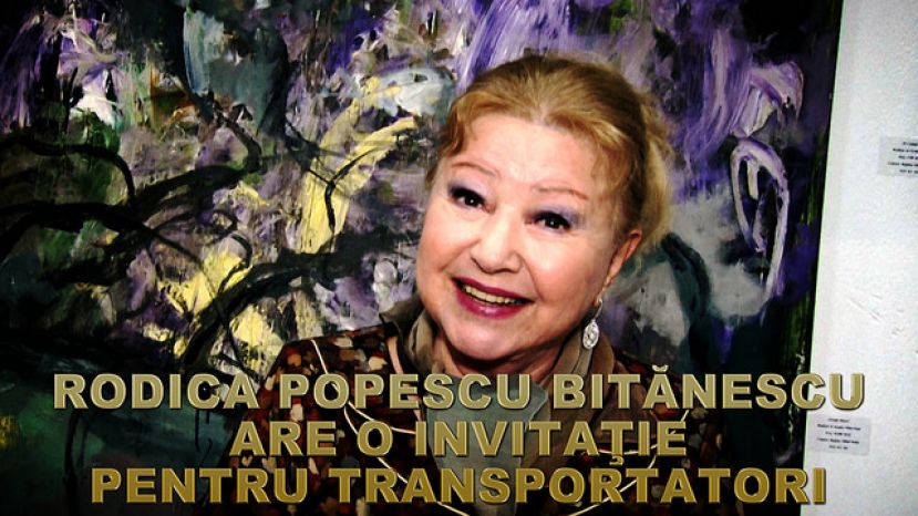 Rodica Popescu Bitănescu-invitaţie pentru transportatori
